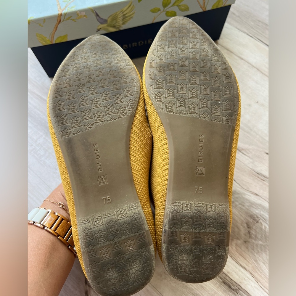 Birdies Blackbird Knit Loafer in yellow mustard 7.5 - Picture 10 of 10